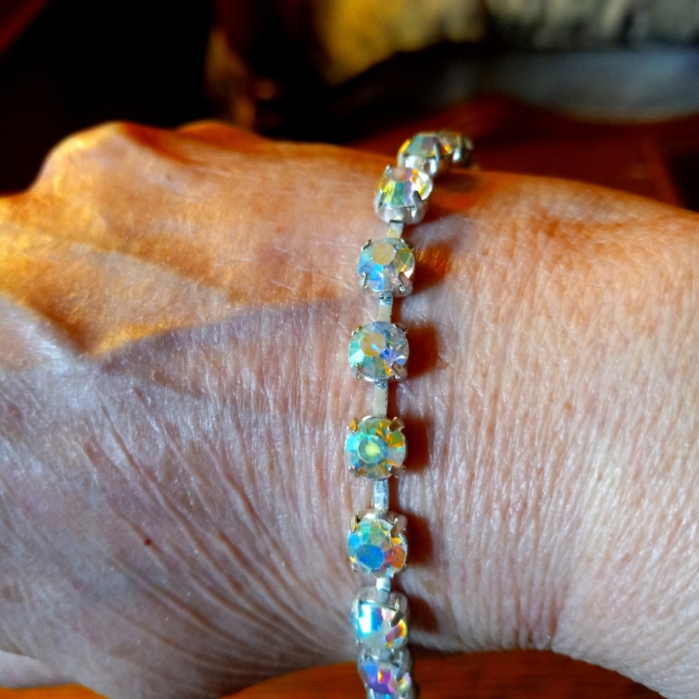 Claire's Faux Diamond Bracelet
